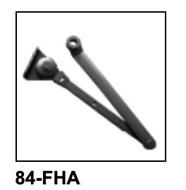 Commercial Hydraulic Concealed Automatic Door Closer Hold Open Arm 	Door Closer Accessories