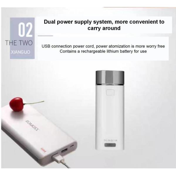 Mini Air 360 Ultrasonic Atomizer Low Noise-65dB a-Weighted for Alternative Medicine
