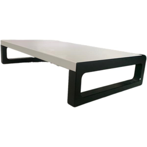 White Sheet Metal Machining Desk Monitor Stand Riser custom cut