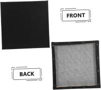 Tableau de toile étendu noir 100% coton poids lourd pour la peinture à l'huile acrylique Gesso