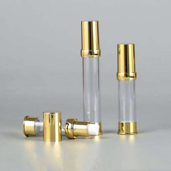 15ml 20ml 30ml Plastic Airless Pump Bottle Transparent Lotion Sprayer Bottle