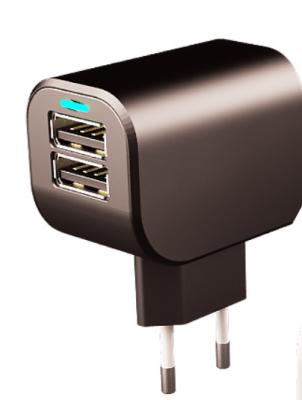 Anti Overheating Dual USB Wall Charger , Portable Universal USB Charger