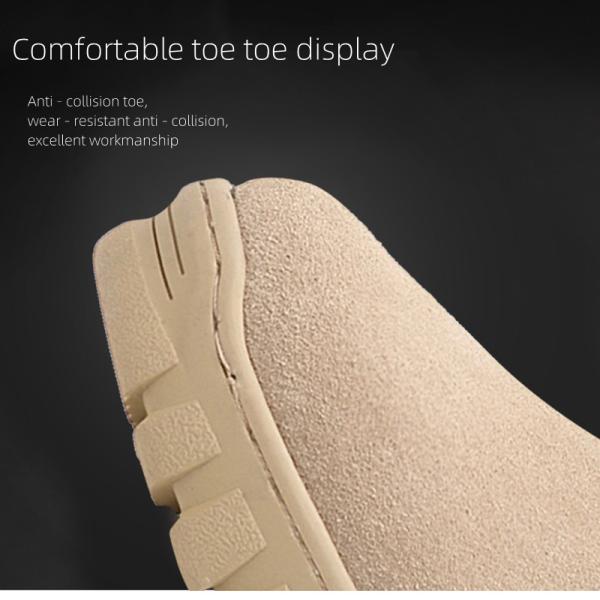 Ankle Protected Winter Military Leather Boots Suede Head Cowhide Outdoor Sports Boots