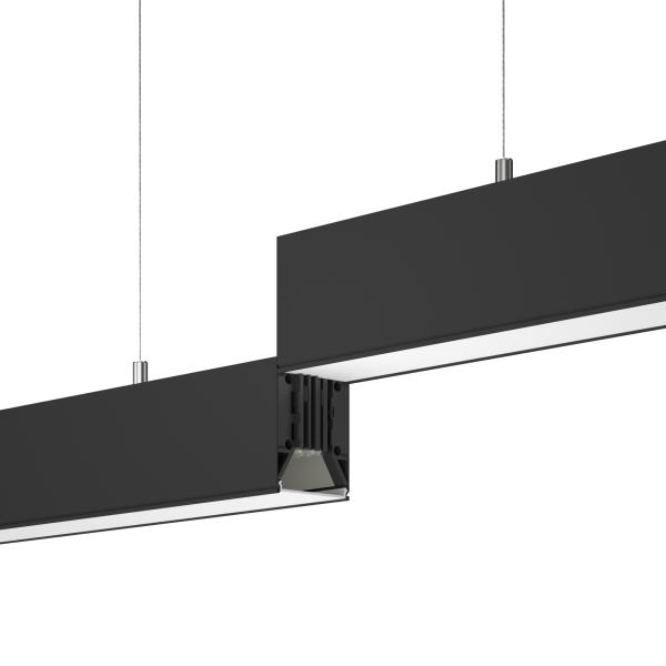 Aluminum PC LED Linear Pendant Office Up/down Wall Light with 110° Beam Angle