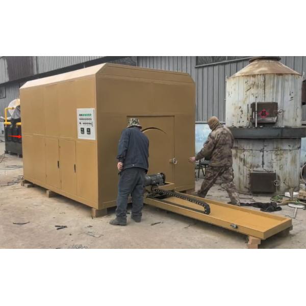 Industrial Waste Incinerator with 50KG-1ton Per Batch Capacity and 800-1200 Degrees Celsius Temperature Range in Customizable Size
