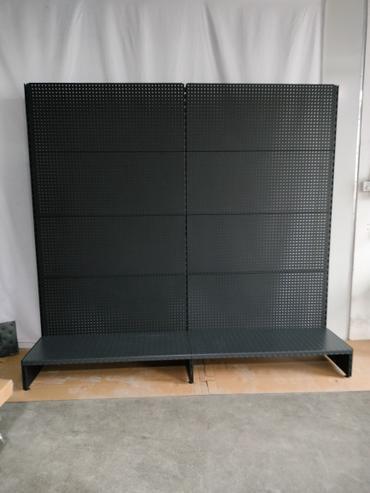 At-0067 Pegboard Display Rack Standard Alone Single Sided Rust Proof