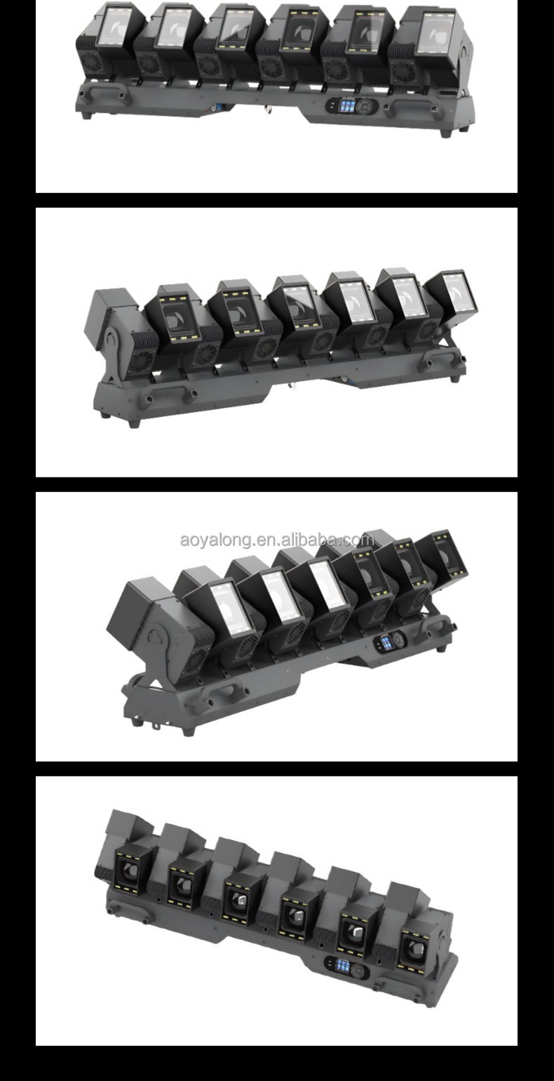 Y1260Z High Power 12x60W RGBW LED Spot Moving Head With Zoom bar with Strip Moving Head Stage Light Control for Dj Disco Live