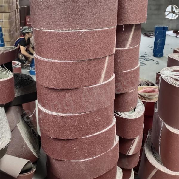 80 grit 4x36 Inch Aluminum Oxide Sanding Belts for Sander Customization Package Blue