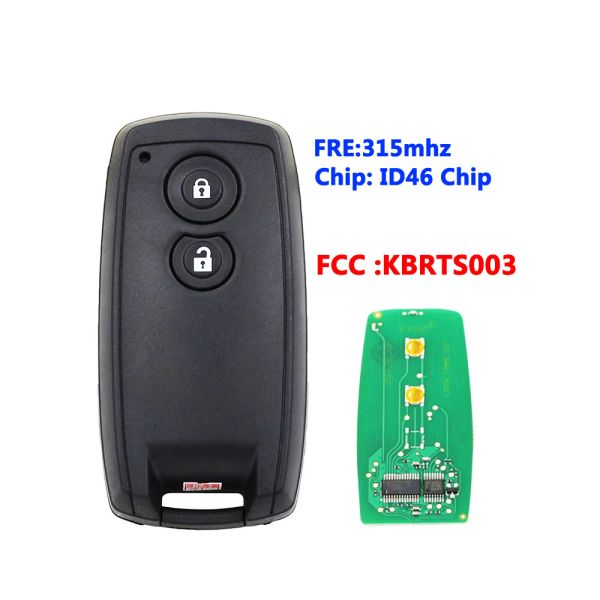 315MHz 2 Buttons Remote Control Car Remote Entry Folding Suzuki Car Key