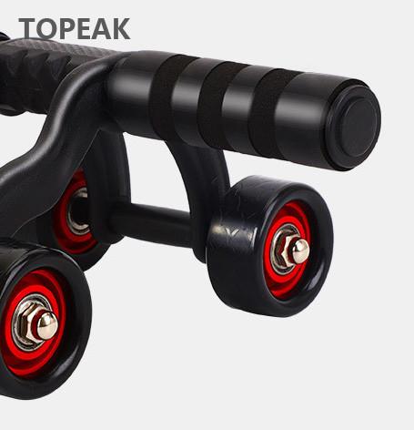 Power Wheel Ab Roller For Core Strength Knee Pad Brake Plate 4.33inches