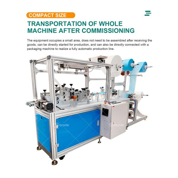 Full Automatic Nonwoven Fabric Ear Tape Face Mask Machine for Disposable Elastic Masks