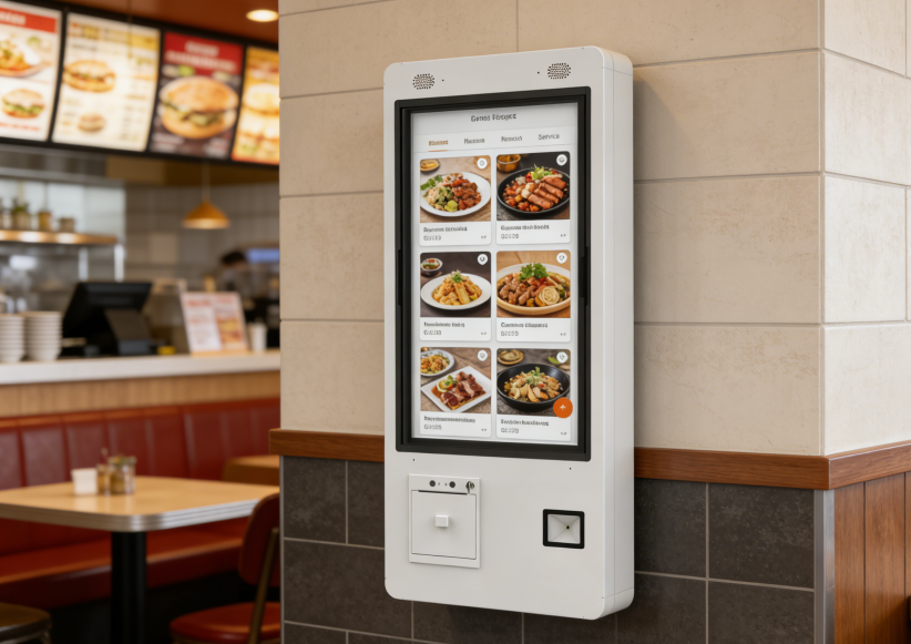 21.5-32 Inch Self-Service Kiosk with Capacitive Touch IPS Display and Flexible Multi-Mount Installation