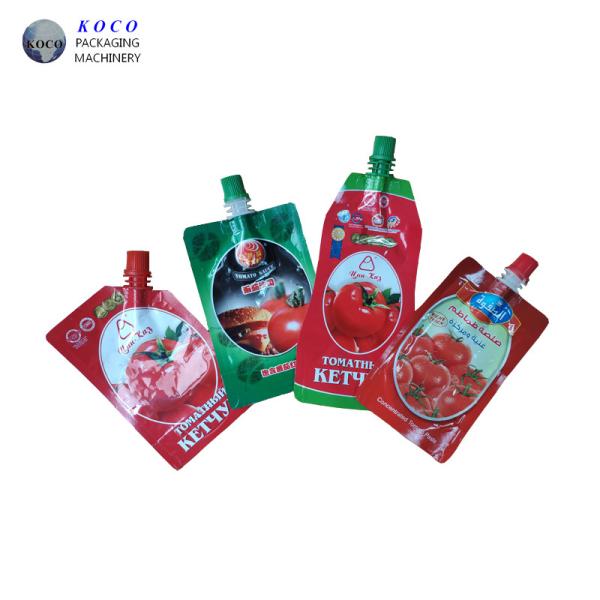 Plastic Bag Liquid Filling Machine 800KG For Milk, Water, Oil And Juice