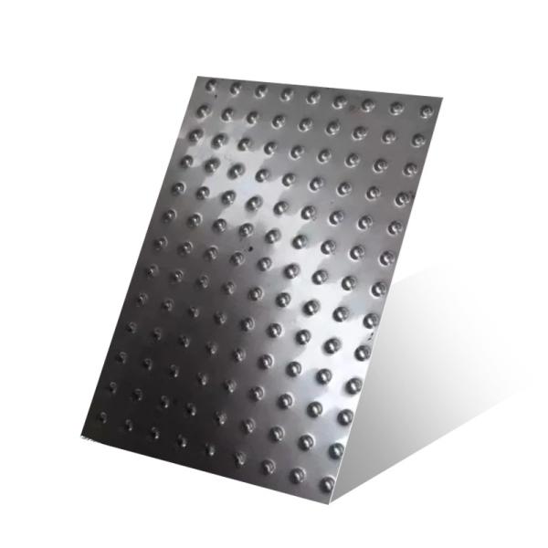 316 304 Anti - Slip Checkered Stainless Steel Plate With Small Dot Pattern