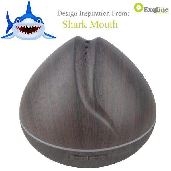 High Quality Wood Grain Ultrasonic Aroma Diffuser With 7 Color LED Night Lights Electric Essential Oil Diffuser