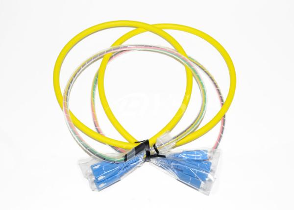 SC/UPC-SC/UPC Optical Fiber Patch Cord Connector 4 Fiber With Pre - Terminated