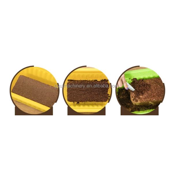 Bebidas Bloques de turba de coco Prensadora hidráulica para la fabricación de alquitrán de fibra de coco