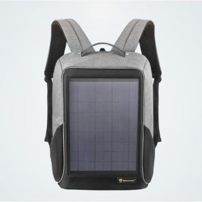 5.5V 10W Waterproof Backpack With Solar Panel 30L - 40L Capacity 800 Grams
