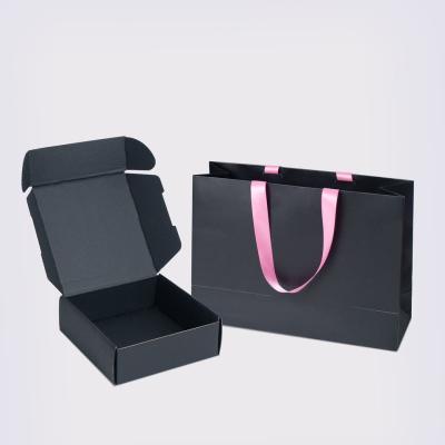 Cartão corrugado Logotipo personalizado Embalagem de presente dobrável Roupas de avião Vestuário Caixa de papel
