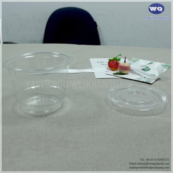 Disposable 5oz/8oz PET Transparent Jelly Cup Disposable Dessert Packaging Cup Plastic Food Soup Container Ice cream Cups