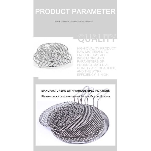 Durable Metal BBQ Grilling Net - Barbecue Cooking Tool