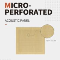 Panneaux acoustiques super micro perforés de 15 mm et 18 mm