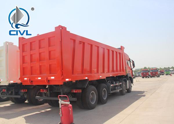 Sinotruck Howo 8x4 Dump Trucks Front Lift Loading 30cbm 40t ZZ3317N3267D1 336hp / 371hp