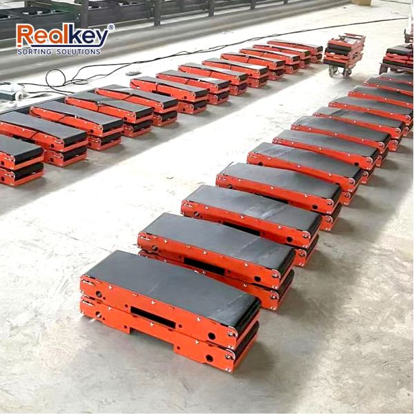 Automated Cross Belt Sorter with High-Capacity 8,000 pcs/hour Sorting and Linear Motor Drive for Low Maintenance Logistics