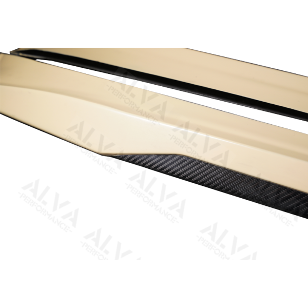 TESLA MODEL 3 Sedan September 2023 ATS Type Dry Carbon Fiber Side Skirts Body Kits for Stylish Exterior Modification