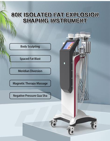 AS82 Cavitation 6 In1 Professional Cellulite Treatment Machine 500W Weight Loss