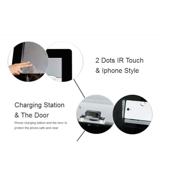 Remote Control Digital Signage Kiosk Multi Usb Cell Phone Charging Station