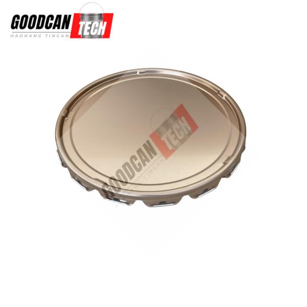 Gold Paint Pail Lid 18liter Straight Flower Lug Lid 0.35mm Thick