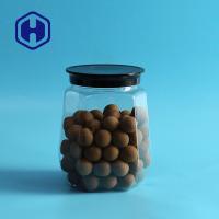 Frascos transparentes plásticos da cookie do PNF 1150ml de Lollip com forro sensível