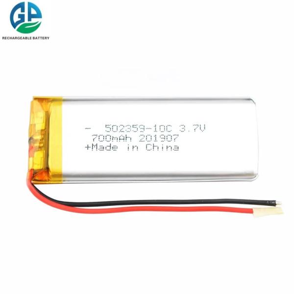 502359 Model 700mAh 10C High Discharge Rate Li Polymer Battery for Drones
