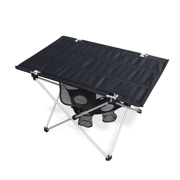 SPAKYCE Rectangle Portable Folding Camping Table Courtyard Lightweight Aluminum Folding