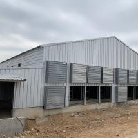 O aço de C Z pré-fabricou a isolação das lãs de vidro de explorações agrícolas 100mm de aves domésticas