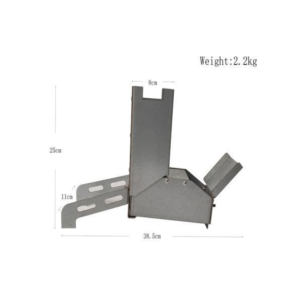 Pequeña estufa que acampa al aire libre de acero inoxidable de Rocket Stove 0.6m m que acampa /Outdoor