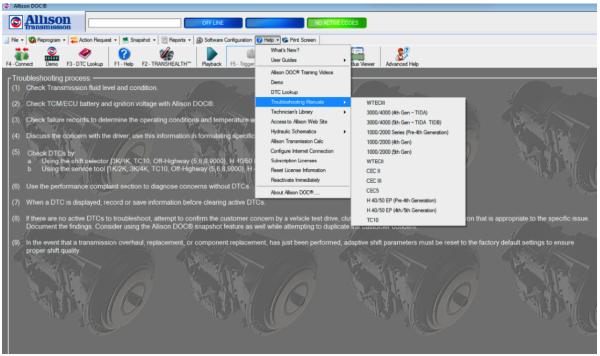 Allison DOC Premium V2024.11 Allison Transmission Diagnostic Software