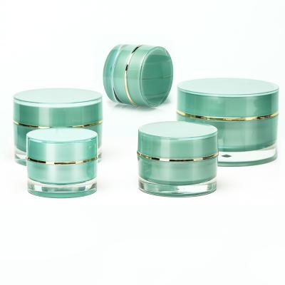 Frasco dobro plástico 10g 20g 30g do creme da parede de Acriylic PP