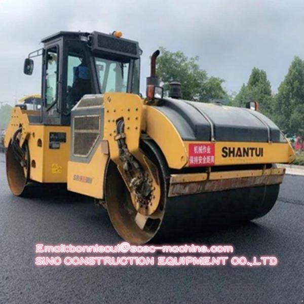 Dual Drum 14 Ton 113KW Construction Road Roller SHANTUI SR14D-3