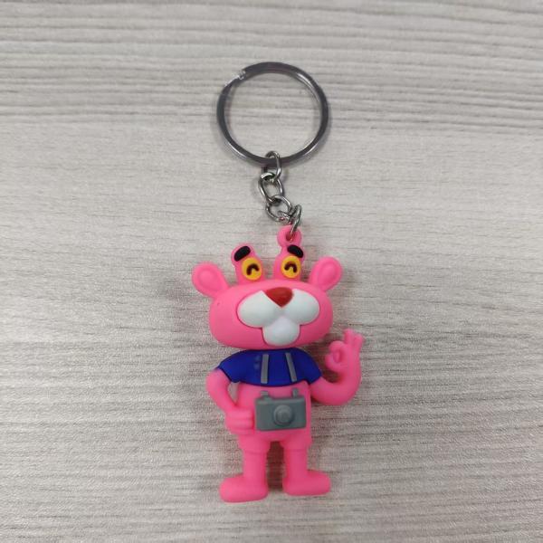 Custom 2D 3D PVC Keychains Soft Rubber Cartoon Anime UV Printing Digital Mockup with Your Logo Low MOQ Factory Direct Supply