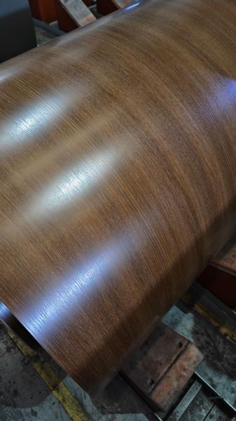 PCM PVDF bobine en aluminium à grains de bois 3003H24 bobine couleur imprimée bobine revêtue de couleur imprimée