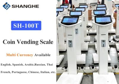 Self Service Body Fat Analyzer Scale High Accuracy Coin Input System Easy To Use
