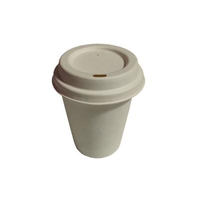 O bagaço biodegradável da cana-de-açúcar 4oz coloca copos de café descartáveis
