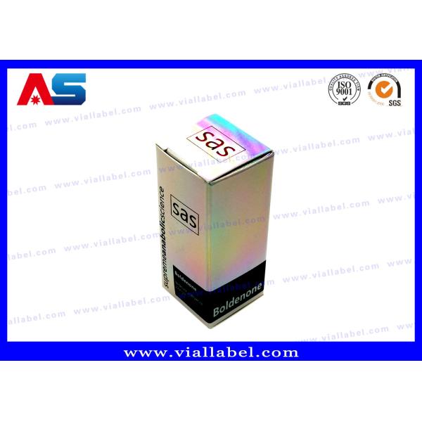 Лазерная голографическая бутылка 30мл Картонная бумага / ПЭТ / ПВХ Материал медицинская упаковка коробка