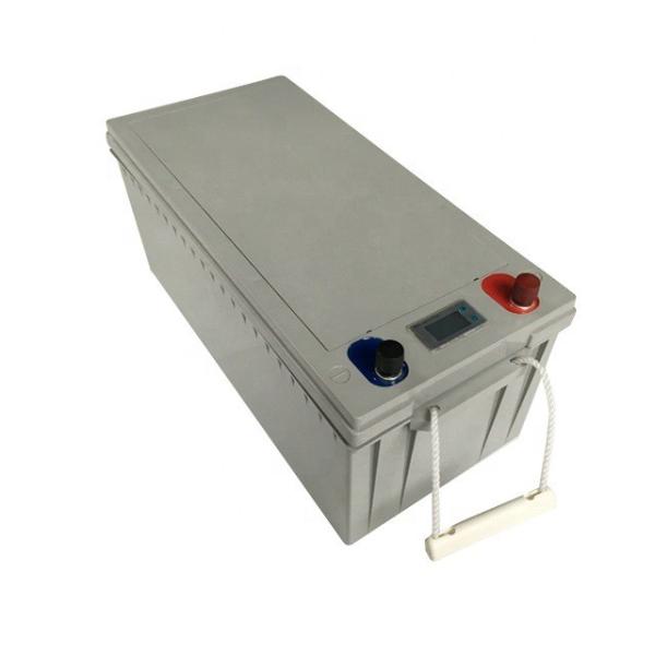 50Ah 48V LiFePO4 Lithium Battery Pack with LCD Capacity Display,Positive Negative Terminal Posts & RS485 Communication Wire for Off-Grid Solar Storage,CE Compliant Made in China
