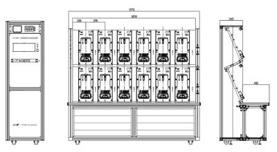 Advanced Stationary Meter Test Equipment For Electric Energy Meters With 0.02% Accuracy YC1893D-24-0.02-FX