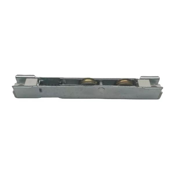 Egypt Hot Sales UPVC Window Hardware Double U Shape Iron Wheel Zinc Plated Housing Steel Sliding Door Wheels
