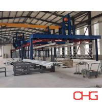 Customized Conveyor System Powder Coating Production Line for Metal Structrual Parts and PLC Control Unit