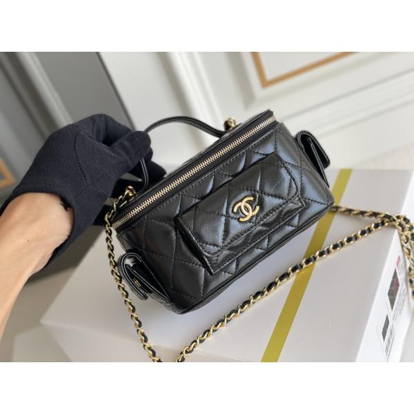 Случай тщеты Chanel 22K сумок Lambskin изготовленный на заказ заклеймленный Multi карман